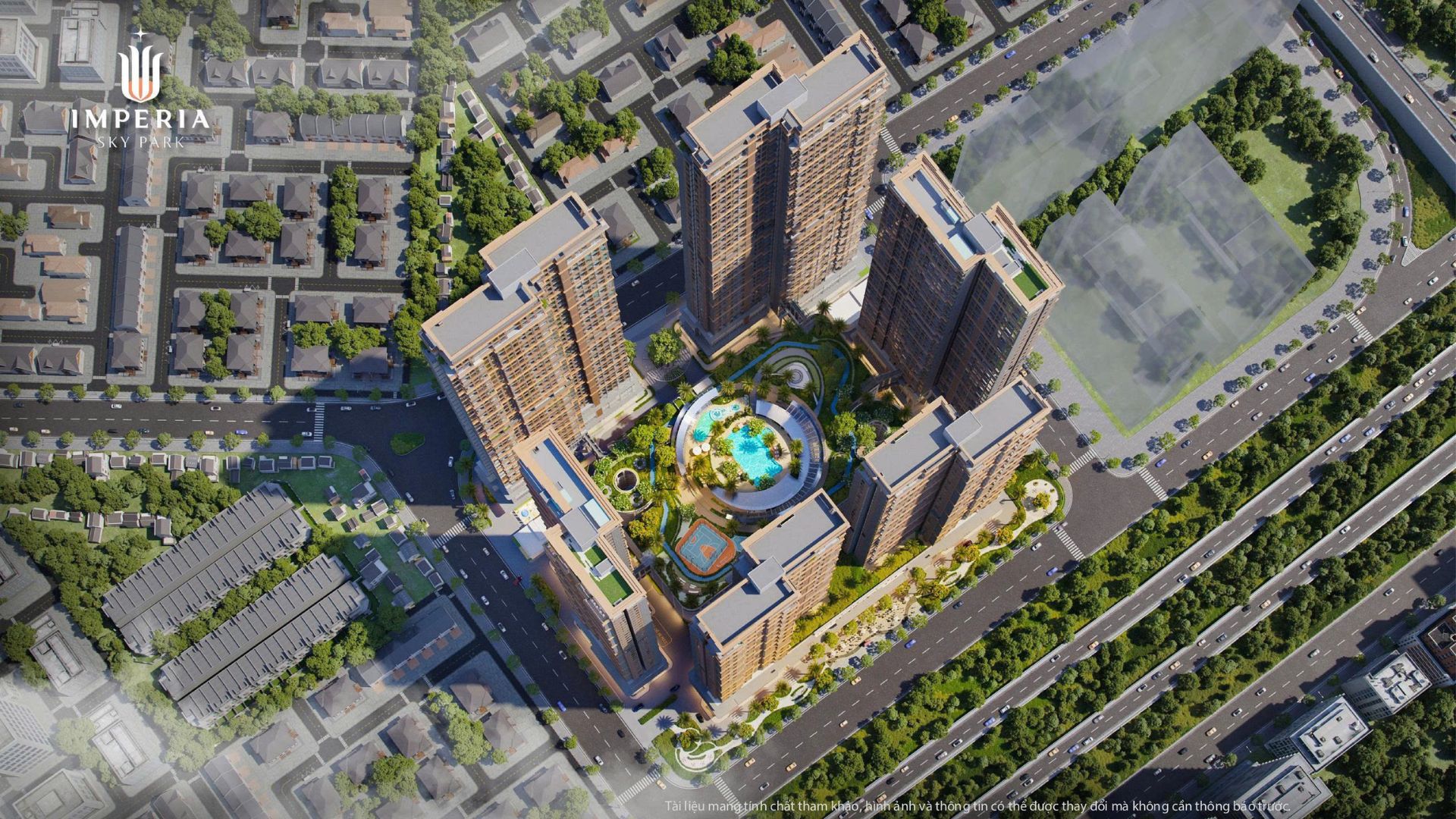 Phối cảnh dự án căn hộ Imperia Sky Park