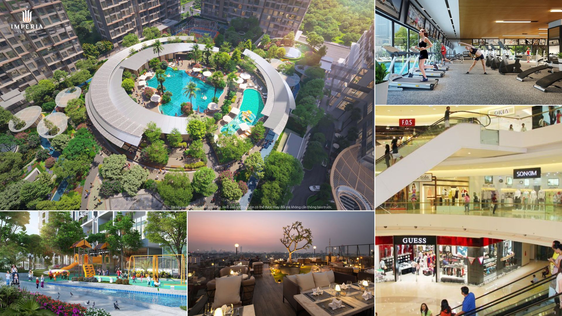 Tiện ích nội khu Imperia Sky Park